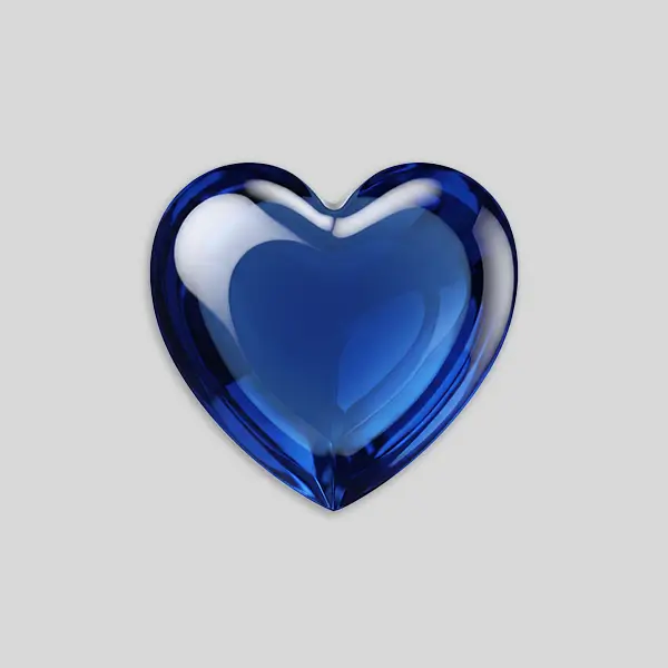 Lab Created Sapphire Heart Cabochon Wholesale 2 Lab Created Sapphire Heart Cabochon Wholesale 2