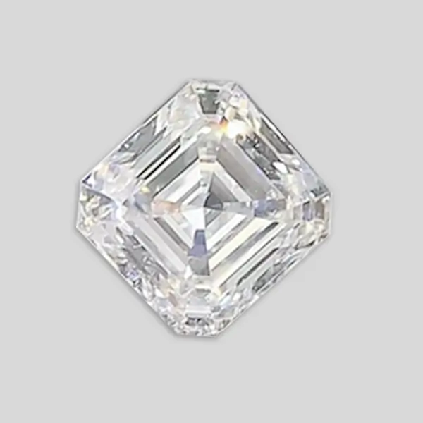 Lab Diamond Asscher Cut 1.34ct D VS1 CVD 3