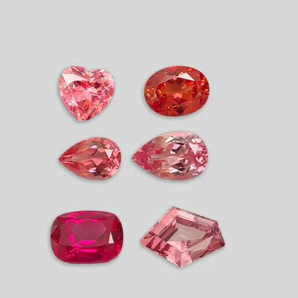 Lab Grown Padparadscha Sapphire Wholesale 2