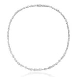 Mixed Cut Tennis Necklace​ 1