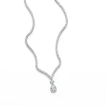 Tennis Deluxe V Necklace​ Lab Diamond PT900 2