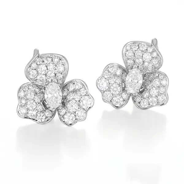 flower petal stud earrings 2 flower petal stud earrings 2