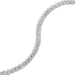 geometric design bracelet pt900 3