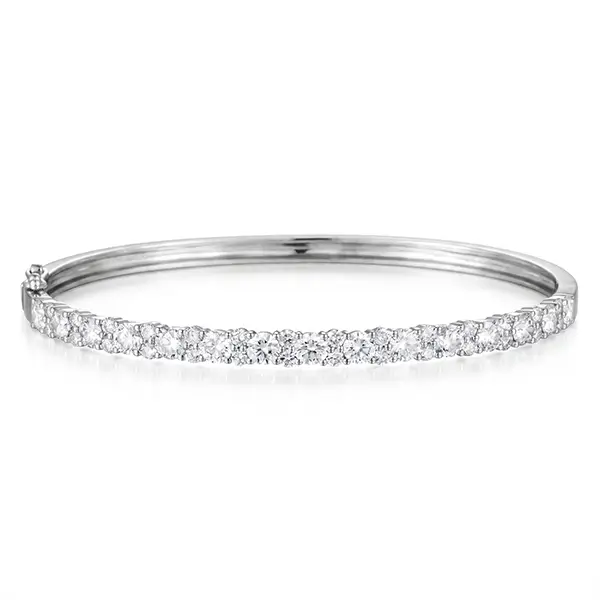 half pave diamond bangle bracelet wholesale 2 half pave diamond bangle bracelet wholesale 2