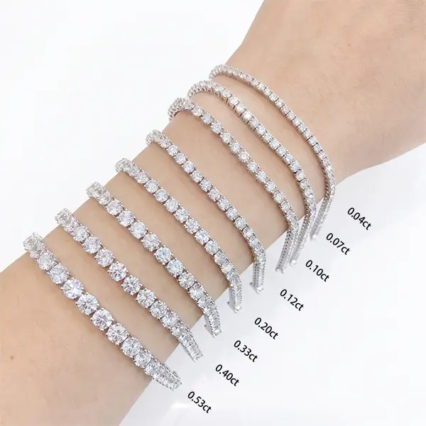 lab diamond factory tennis bracelets 4
