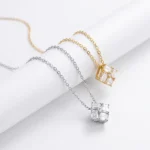 lab diamond mosaic setting pendant​ 2