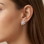 lab diamond stud earrings emerald cut 4