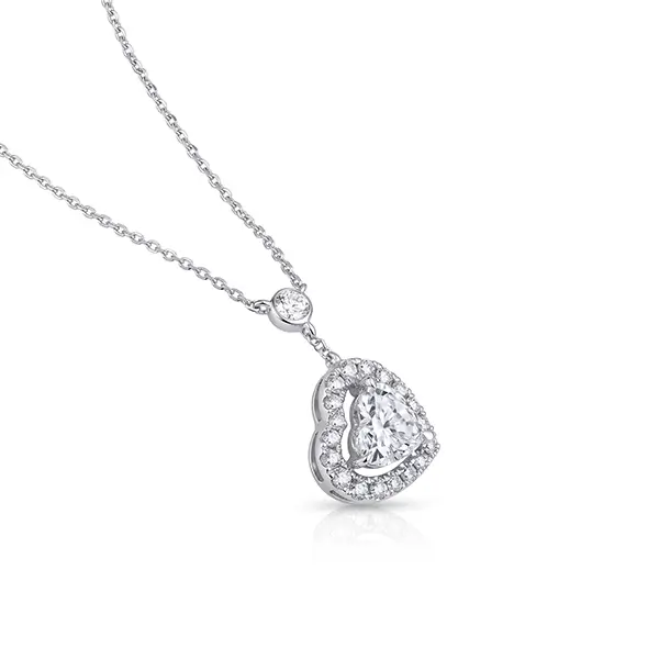 lab grown diamond heart pendant necklace 2 lab grown diamond heart pendant necklace 2