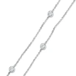 lab grown diamond heart pendant necklace 4