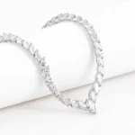 marquise lab grown diamond necklace 2