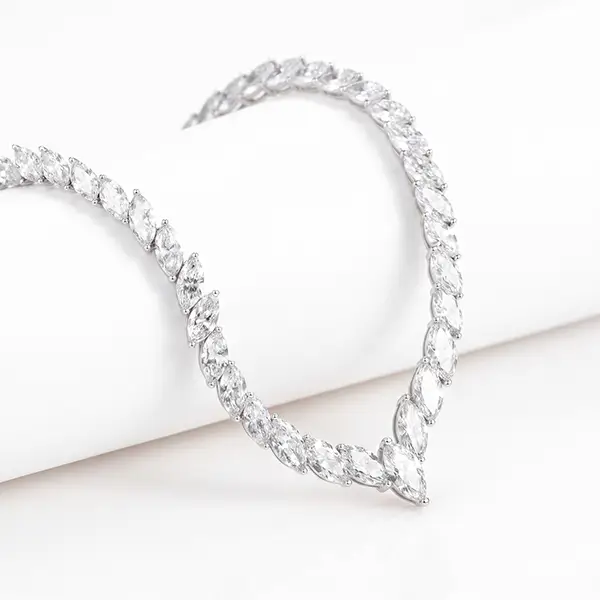 marquise lab grown diamond necklace 2 marquise lab grown diamond necklace 2