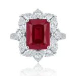 ruby rings emerald cut 1