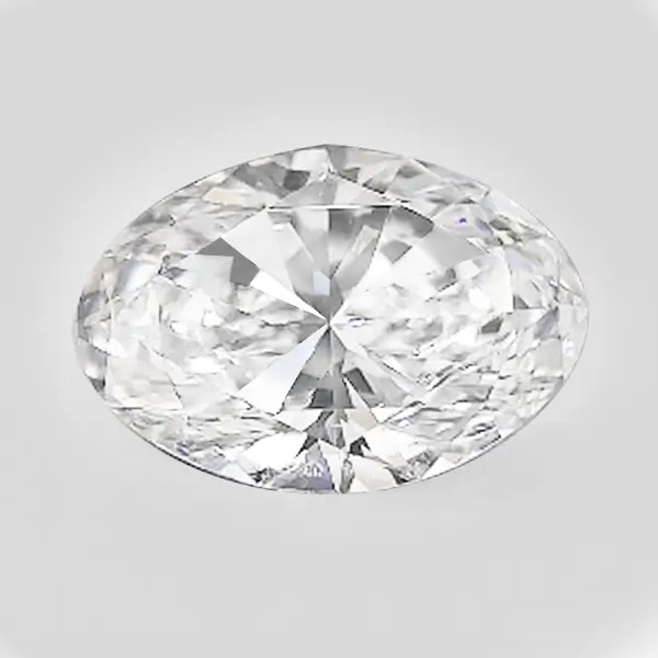 2.02 Carat Oval Lab Grown Diamond D VS1 1