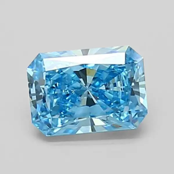 Blue Diamond Lab Grown Radiant