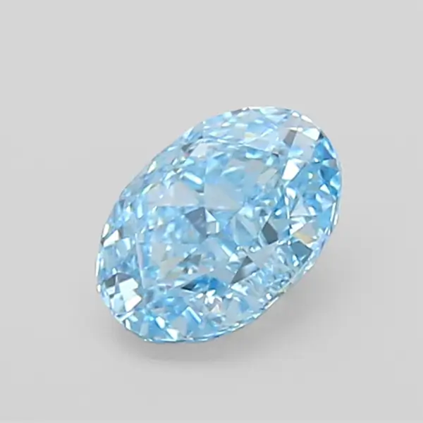 Fancy Vivid Blue Lab Diamond Oval 1.07ct