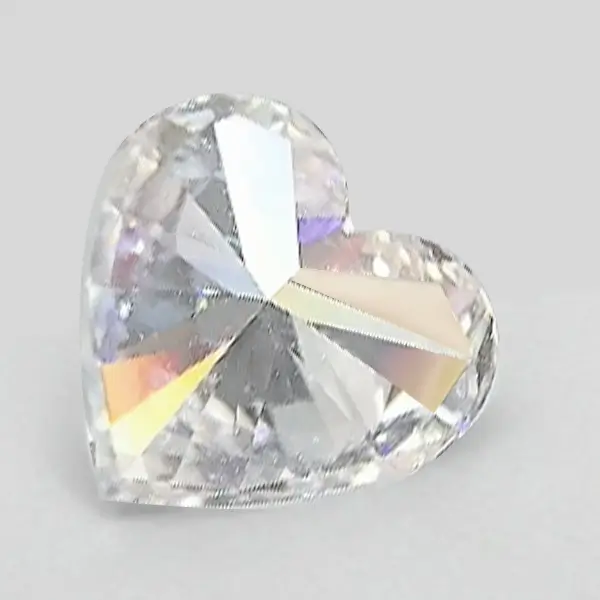 Heart Lab Grown Diamond 2.03ct D VVS2 2 Heart Lab Grown Diamond 2.03ct D VVS2 2
