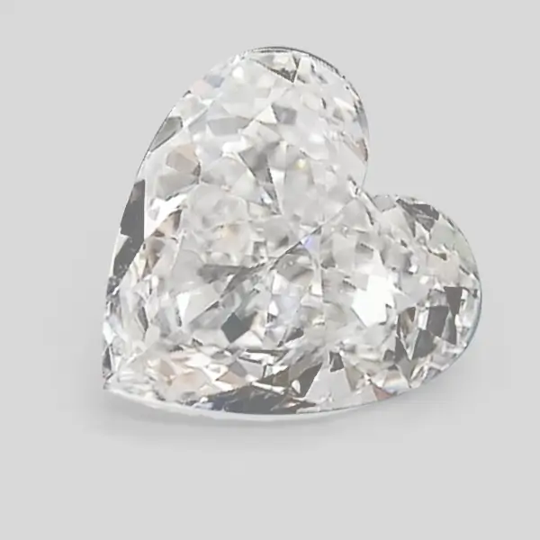 Heart Shape Lab Grown Diamond 5.09ct D VVS1 1