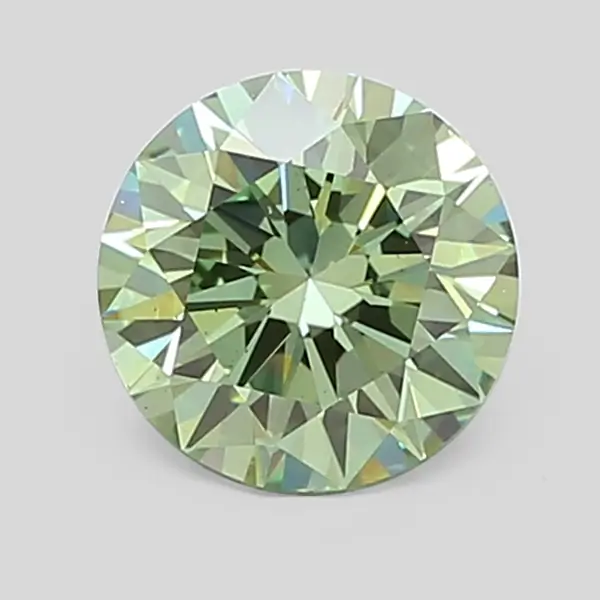 Lab Created Green Diamond Round 2ct
