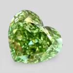 Lab Green Diamond Heart Cut​ 1.08ct
