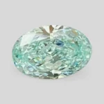 Oval Lab Grown Green Diamond 2.24ct