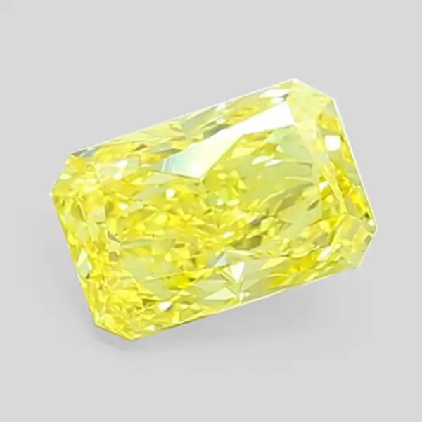 Yellow Diamond Lab Radiant 2ct