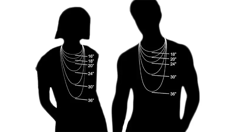 tennis chain length guide