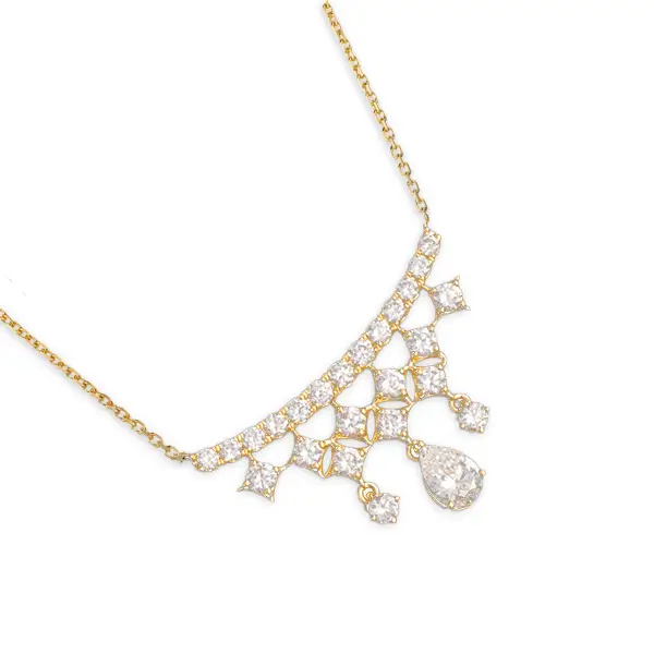 14k Lab Diamond Necklace Star Smile 14k Lab Diamond Necklace Star Smile