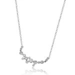Bubble Bezel Lab Diamond Necklace 2