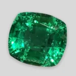Cushion Cut Lab Grown Emerald 6.32ct 1