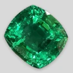 Cushion Cut Lab Grown Emerald 6.32ct 2