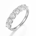 cushion cut lab diamond eternity band
