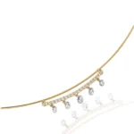 Dangle Wire Collar Lab Diamond Smile 1