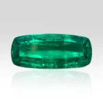 Elongated Cushion Cut Lab Grown Colombian Emerald 1