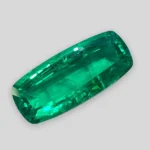 Elongated Cushion Cut Lab Grown Colombian Emerald 2