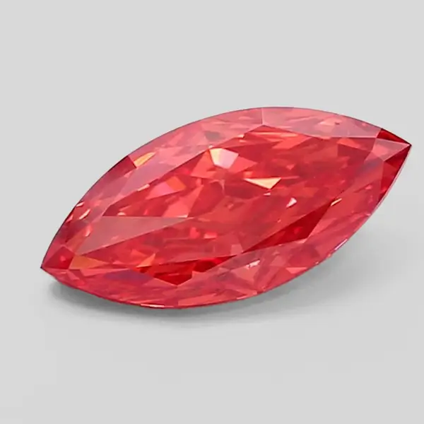 Lab Created Red Diamond Marquise 5ct