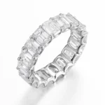 Lab Diamond Emerald Cut Eternity Band ZBR0148-EM3.5-5MM