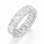 Lab Diamond Emerald Cut Eternity Band ZBR0148-EMERALD