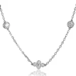 Lab Grown Diamond Station Necklace Round 2