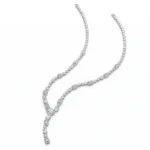 Lab Grown Diamond Y Necklace 14K Gold 2