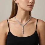 Lab Grown Diamond Y Necklace 14K Gold 4