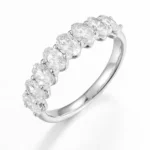 Lab Grown Oval Diamond Band PT900 ZBR0148A-OV-3-4