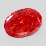 Lab Made Red Diamond Oval 6.18ct