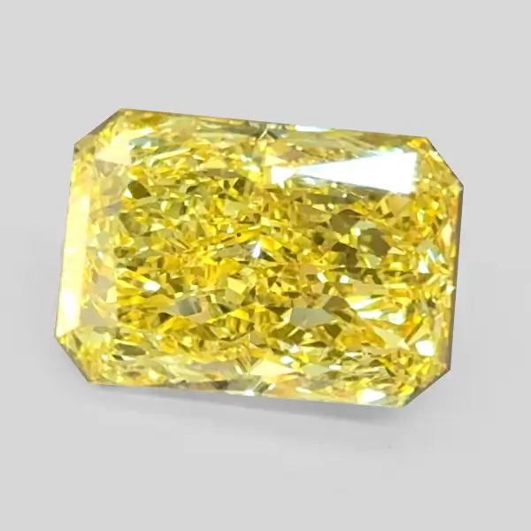 Lab Yellow Diamond_ Radiant 4.01ct
