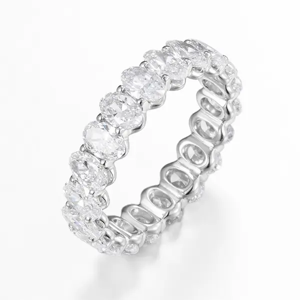 Oval Eternity Band Lab Diamond PT900 ZBR0148-OV3.4-4 Oval Eternity Band Lab Diamond PT900 ZBR0148-OV3.4-4