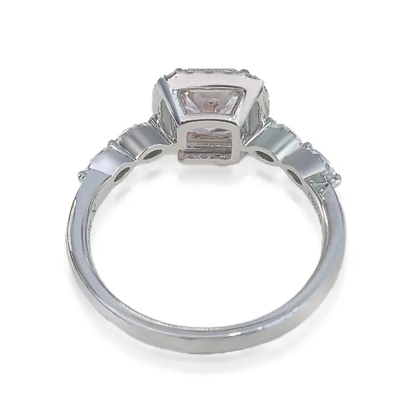 Pink Diamond Lab Ring Cushion 18K Pink Diamond Lab Ring Cushion 18K