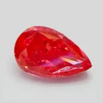 Red Diamond Lab Pear Cut 5.43ct