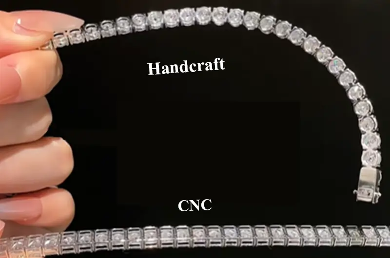 controlled stiffness of cnc bracelets
