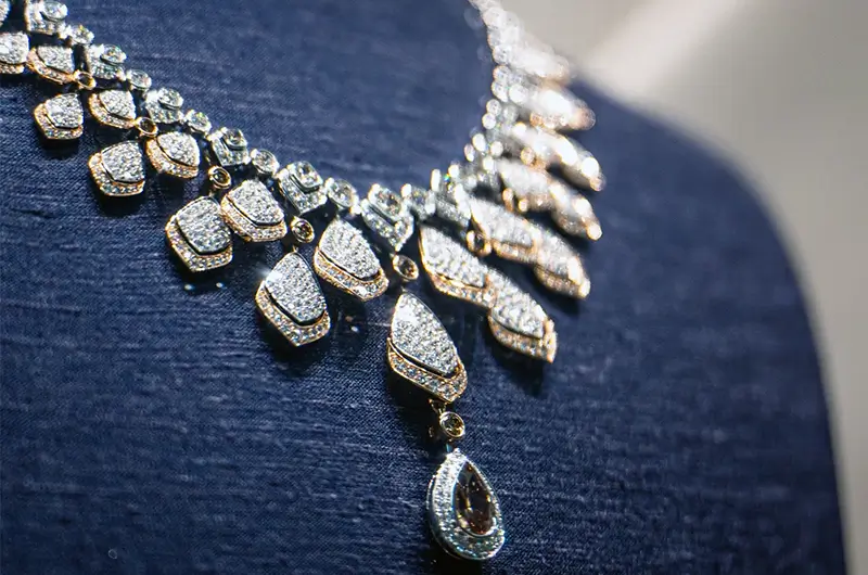 customize lab diamond necklace