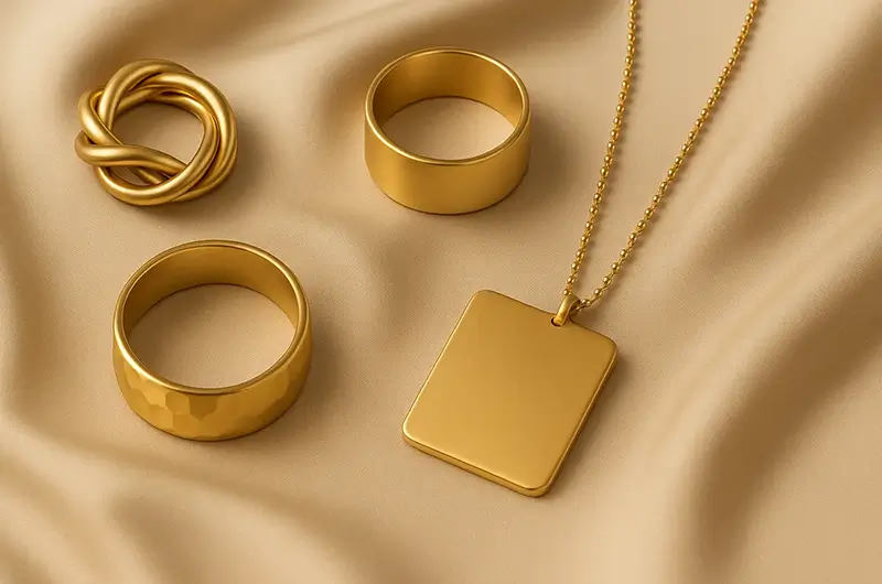 different jewelry finishes