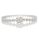 5ct Lab Grown Diamond Tennis Bracelet Cluster